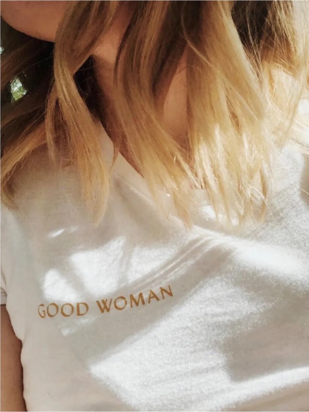 Goodwin x Eleven White Short Sleeve “Good Women” Tee
